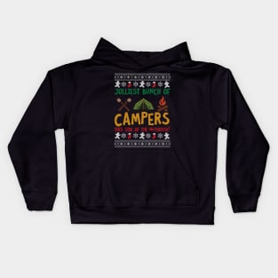 Jolliest Bunch Of Campers Kids Hoodie